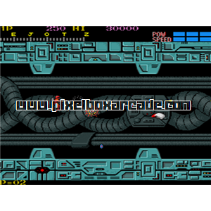 Pixelbox Arcade - Section Z (1985), a Shooter / Flying game by Capcom