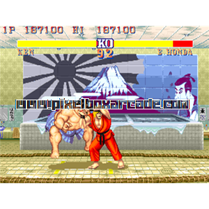 Pixelbox Arcade - Street Fighter II' - Champion Edition (1992), a Fighter / Versus game by Capcom