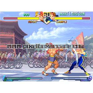 Pixelbox Arcade - Street Fighter Alpha 2 (1996), a Fighter / Versus game by Capcom