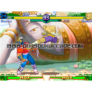 Pixelbox Arcade - Street Fighter Alpha 3 (1998), a Fighter / Versus game by Capcom