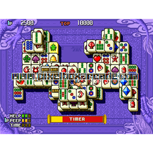 Pixelbox Arcade - Shanghai III (1993), a Puzzle / Match game by Sunsoft