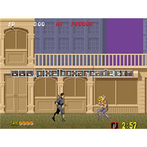 Pixelbox Arcade - Shinobi (1987), a Platform / Fighter Scrolling game by Sega