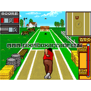 Pixelbox Arcade - Shuuz (1990), a Sports / Horseshoes game by Atari Games