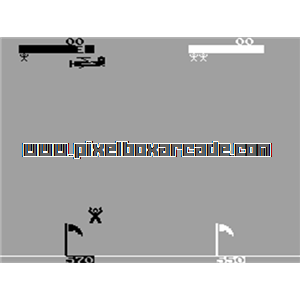 Pixelbox Arcade - Sky Diver (1978), a Sports / SkyDiving game by Atari