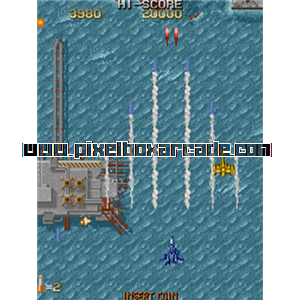 Pixelbox Arcade - Sky Smasher (1990), a Shooter / Flying Vertical game by Nihon System