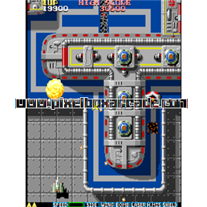 Pixelbox Arcade - Slap Fight (1986), a Shooter / Flying Vertical game by Taito