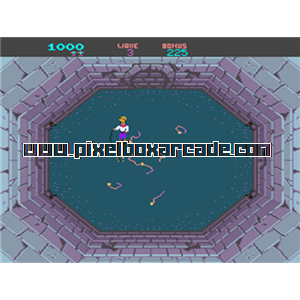 Pixelbox Arcade - Snake Pit (1984), a Fighter / Field game by Bally/Sente
