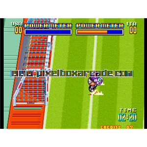 Pixelbox Arcade - Soccer Brawl (1991), a Sports / Soccer game by SNK