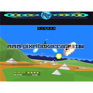 Pixelbox Arcade - Solvalou (1991), a Shooter / Flying 1st Person game by Namco