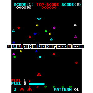 Pixelbox Arcade - Space Beam (1979), a Shooter / Gallery game by Irem