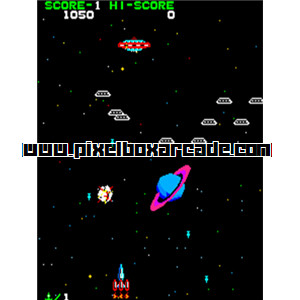 Pixelbox Arcade - Space Cruiser (1981), a Shooter / Gallery game by Taito Corporation