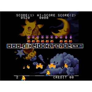 Pixelbox Arcade - Space Invaders DX (1994), a Shooter / Gallery game by Taito Corporation