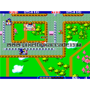 Pixelbox Arcade - Spatter (1984), a Maze / Driving game by Sega
