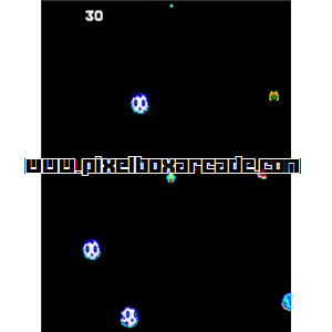 Pixelbox Arcade - Space Force (1980), a Shooter / Field game by Venture Line