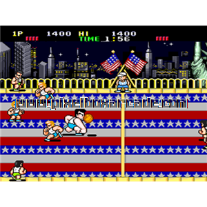 Pixelbox Arcade - Super Dodge Ball (1987), a Sports / Dodgeball game by Technos