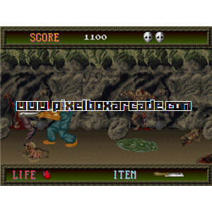 Pixelbox Arcade - Splatter House (1988), a Fighter / 2D game by Namco