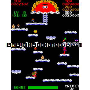 Pixelbox Arcade - Springer (1982), a Platform / Run Jump game by Orca