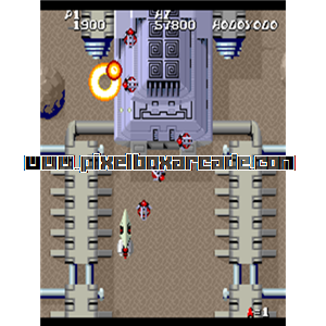 Pixelbox Arcade - Super Real Darwin (1987), a Shooter / Flying Vertical game by Data East Corporation