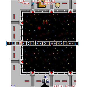 Pixelbox Arcade - S.R.D. Mission (1986), a Shooter / Flying Vertical game by Taito Corporation