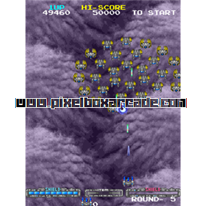 Pixelbox Arcade - Super Space Invaders '91 (1990), a Shooter / Gallery game by Taito Corporation Japan