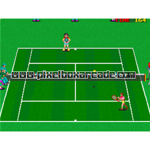 Pixelbox Arcade - Super Slam (1993), a Sports / Tennis game by Playmark