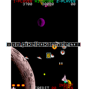 Pixelbox Arcade - Star Fighter (1990), a Shooter / Flying Vertical game by SunA