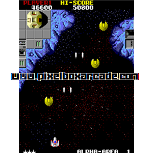 Pixelbox Arcade - Star Force (1984), a Shooter / Flying Vertical game by Tehkan