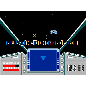 Pixelbox Arcade - Vs. Star Luster (1985), a Shooter / Flying 1st Person game by Namco