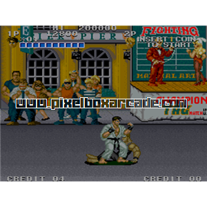 Pixelbox Arcade - Street Smart (1989), a Fighter / Versus Co-op game by SNK