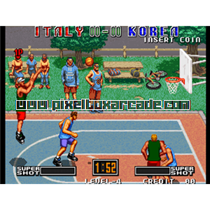 Pixelbox Arcade - Street Hoop (1994), a Sports / Basketball game by Data East Corporation