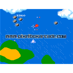 Pixelbox Arcade - Vs. Super Xevious (1986), a Shooter / Flying Vertical game by Namco