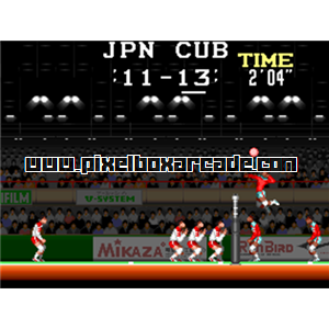 Pixelbox Arcade - Super Volleyball (1989), a Sports / Volleyball game by V-System Co.