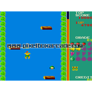 Pixelbox Arcade - Swimmer (1982), a Sports / Swimming game by Tehkan