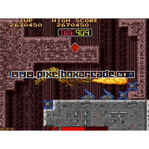 Pixelbox Arcade - Syvalion (1988), a Shooter / Flying Horizontal game by Taito Corporation