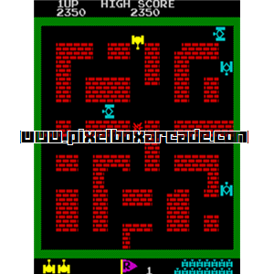 Pixelbox Arcade - Tank Battalion (1980), a Maze / Shooter Small game by Namco