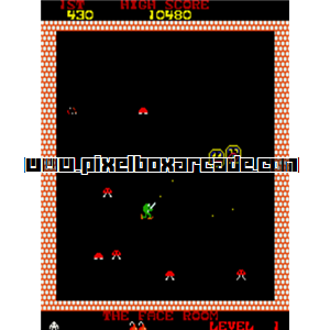 Pixelbox Arcade - Tazz-Mania (1982), a Shooter / Walking game by Stern