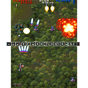 Pixelbox Arcade - Thunder Dragon 2 (1993), a Shooter / Flying Vertical game by NMK