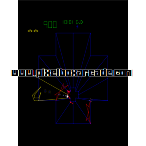 Pixelbox Arcade - Tempest (1980), a Shooter / Gallery game by Atari