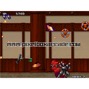 Pixelbox Arcade - Tengai (1996), a Shooter / Flying Horizontal game by Psikyo