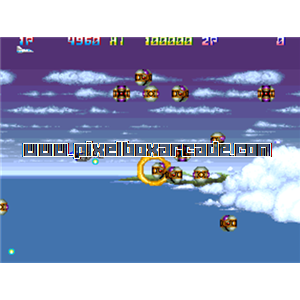 Pixelbox Arcade - Thunder Cross II (1991), a Shooter / Flying Horizontal game by Konami