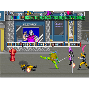 Pixelbox Arcade - Teenage Mutant Ninja Turtles (1989), a Fighter / 2.5D game by Konami