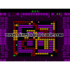 Pixelbox Arcade - Toggle (1985), a Maze / Shooter Small game by Bally/Sente