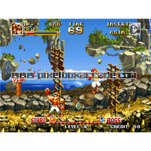 Pixelbox Arcade - Top Hunter - Roddy & Cathy (1994), a Platform / Fighter Scrolling game by SNK