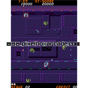 Pixelbox Arcade - Time Pilot '84 (1984), a Shooter / Field game by Konami