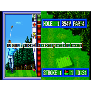 Pixelbox Arcade - Top Player's Golf (1990), a Sports / Golf game by SNK