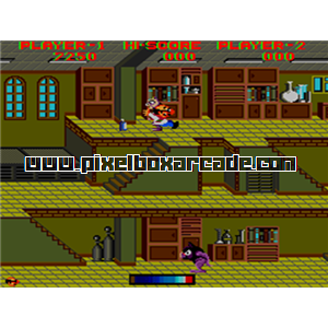 Pixelbox Arcade - Tricky Doc (1987), a Platform / Run Jump Scrolling game by Tecfri