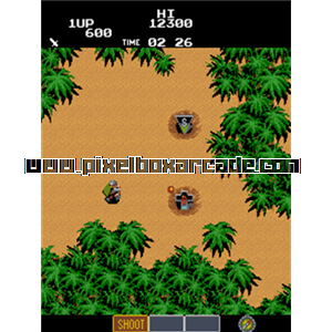 Pixelbox Arcade - Trick Trap (1987), a Shooter / Walking game by Konami