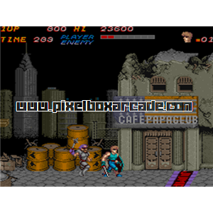 Pixelbox Arcade - Trojan (1986), a Platform / Fighter Scrolling game by Capcom