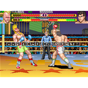 Pixelbox Arcade - Top Ranking Stars (1993), a Sports / Boxing game by Taito Corporation Japan