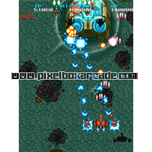 Pixelbox Arcade - Truxton II (1992), a Shooter / Flying Vertical game by Toaplan